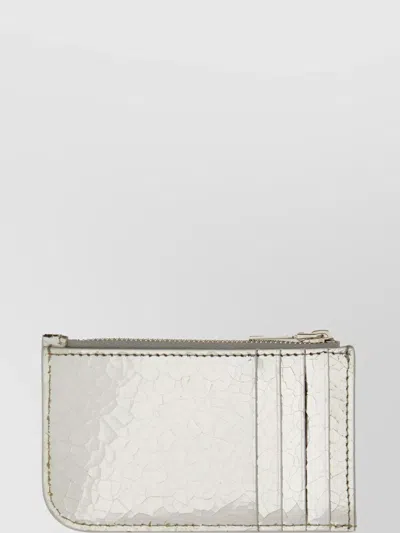 Alexander Mcqueen Logo Textured Card Holder