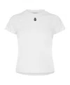 Alexander Mcqueen Skull Embroidered Regular Fit T-shirt In White
