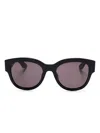 ALEXANDER MCQUEEN LOGO UV-PROTECTIVE LENSES SUNGLASSES