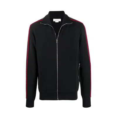 Alexander Mcqueen Logo Zipped Sweatshirt Men