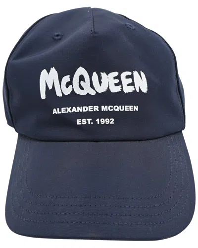 Pre-owned Alexander Mcqueen Logo-print Baseball Cap (authentic Pre-loved)