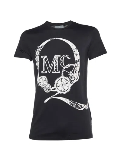 Pre-owned Alexander Mcqueen Logo-print T-shirt In Black