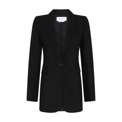 Alexander Mcqueen Long Blazer In Black