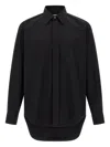 Alexander Mcqueen Logo Embroidery Shirt Shirt And Blouse Black In Black