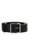 Alexander Mcqueen Long Pionier Leather Belt