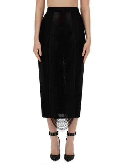 ALEXANDER MCQUEEN ALEXANDER MCQUEEN LONG SKIRT