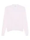 Alexander Mcqueen Long-sleeve Crew-neck Top In Pink