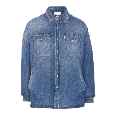 ALEXANDER MCQUEEN ALEXANDER MCQUEEN LONG SLEEVE DENIM SHIRT