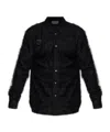 Alexander Mcqueen Long Sleeve Shirt In Black