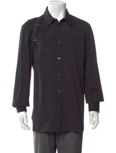 Pre-owned Alexander Mcqueen Long Sleeve Shirt In Gray