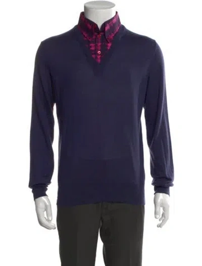 Pre-owned Alexander Mcqueen Long Sleeve Shirt In Multi