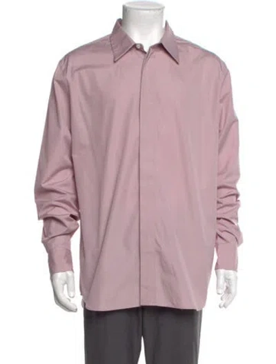 Pre-owned Alexander Mcqueen Long Sleeve Shirt In Pink