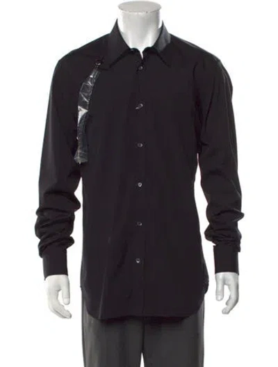 Pre-owned Alexander Mcqueen Long Sleeve Shirt W/ Tags In Black