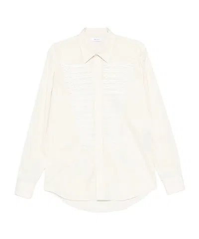 Alexander Mcqueen Long Sleeve Shirt In White