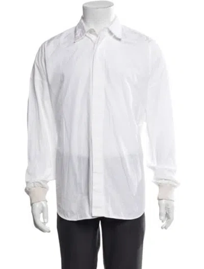 Pre-owned Alexander Mcqueen Long Sleeve Shirt In White