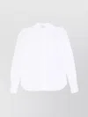 Alexander Mcqueen Puff-sleeve Button-front Shirt In White