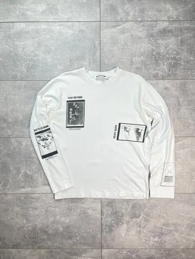 Pre-owned Alexander Mcqueen Long Sleeve In White