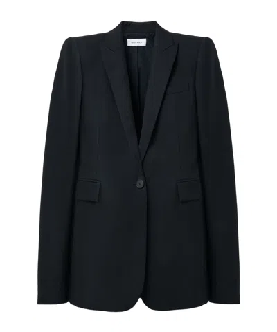 ALEXANDER MCQUEEN ALEXANDER MCQUEEN STACKED SHOULDER SINGLE-BREASTED JACKET
