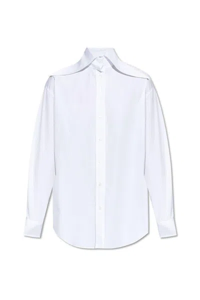 ALEXANDER MCQUEEN LONG SLEEVED BUTTONED POPLIN SHIRT