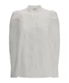 Alexander Mcqueen Long Sleeved Buttoned Shirt In White
