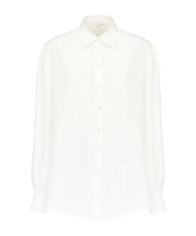 ALEXANDER MCQUEEN ALEXANDER MCQUEEN LONG SLEEVED BUTTONED SHIRT