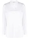 Alexander Mcqueen Button-up Cotton Shirt In White