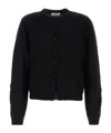 Alexander Mcqueen Viscose Blend Cardigan Featuring Button Detailing In Blue