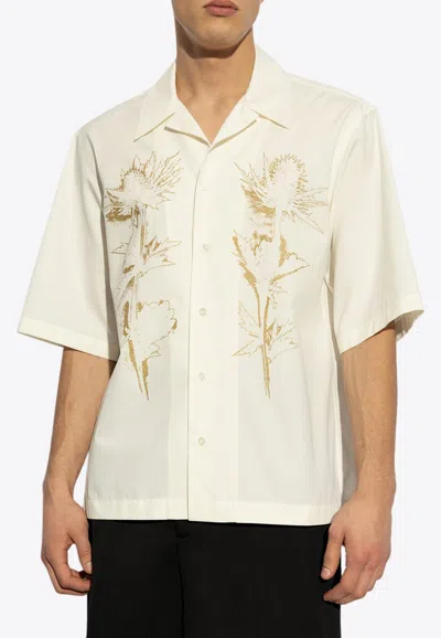 ALEXANDER MCQUEEN LONG-SLEEVED PRINTED SHIRT