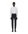Alexander Mcqueen Cotton Long-sleeved Shirt In Black