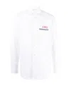 Alexander Mcqueen Timeless Mcqueen Embroidered Shirt. In White