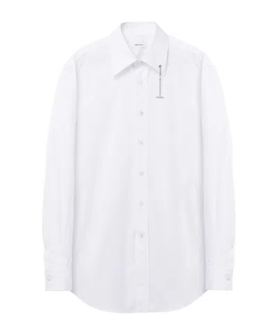 Alexander Mcqueen Long-sleeved Shirt In White