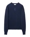 Alexander Mcqueen Long-sleeved Sweater In Black