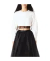Alexander Mcqueen Long Sleeved T-shirt In Black