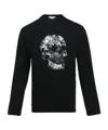 Alexander Mcqueen Long-sleeved T-shirt In Black