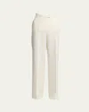 Alexander Mcqueen Loose Straight-leg Trousers In Neutral