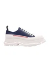 Alexander Mcqueen Low-cut Platform Sole Sneakers In White