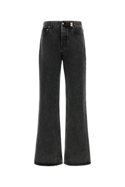 ALEXANDER MCQUEEN ALEXANDER MCQUEEN GREY DENIM JEANS