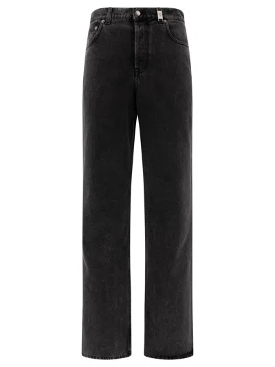 Alexander Mcqueen Low Rise Baggy Jeans Black