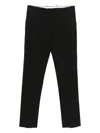 Alexander Mcqueen Low-rise Tailored Trousers In Black