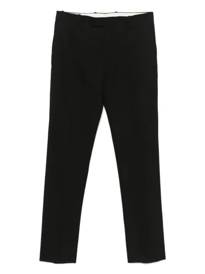 Alexander Mcqueen Low-rise Tailored Trousers In Black