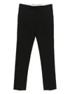 Alexander Mcqueen Low-rise Tailored Trousers In Black