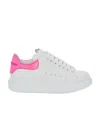 Alexander Mcqueen Oversized Lace-up Leather Sneakers In White