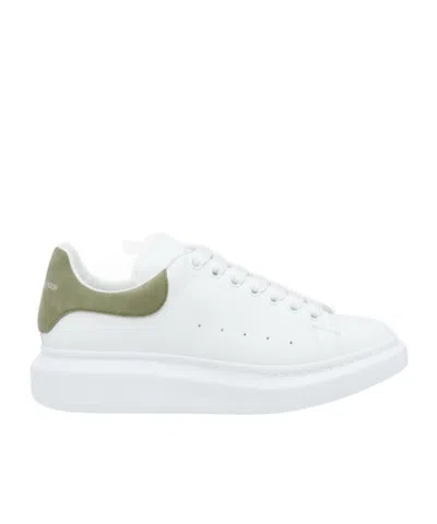 Alexander Mcqueen Low-top Lace-up Sneakers In White