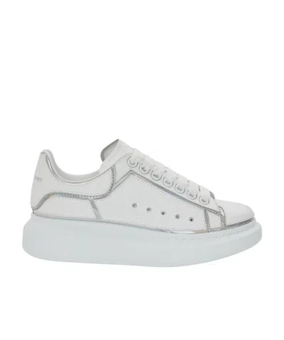 Alexander Mcqueen Low-top Oversized Sneakers In White
