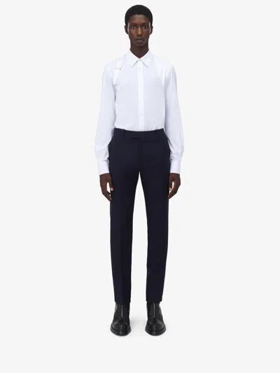 ALEXANDER MCQUEEN LOW-WAISTED CIGARETTE TROUSERS