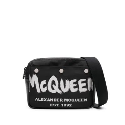 Alexander Mcqueen Luggages In Black