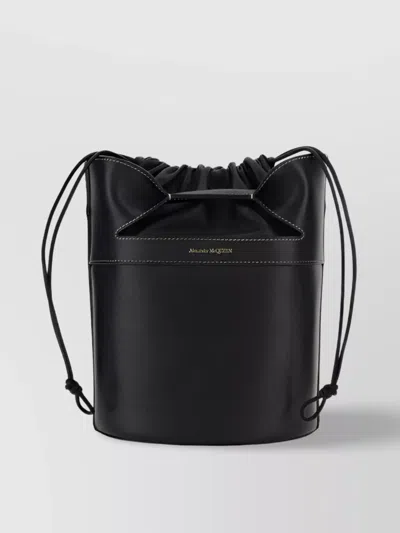 Alexander Mcqueen Luxe Lambskin Bucket Bag