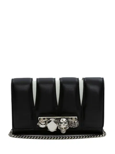 Alexander Mcqueen Luxe The Slash Clutch For Ss24 In White
