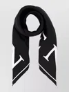 Alexander Mcqueen Luxurious Rectangular Silk Scarf Accessory In Black