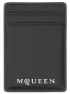 Alexander Mcqueen Compact Leather Wallets And Cardholders In Black